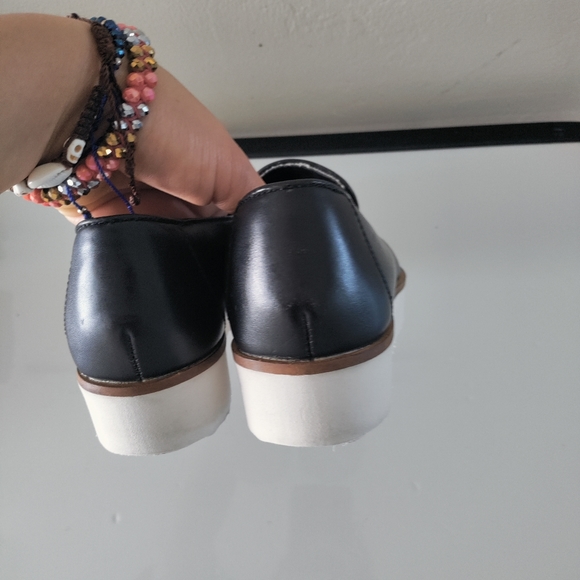 Roolee platform wedges loafers leather  shoes - Picture 6 of 9